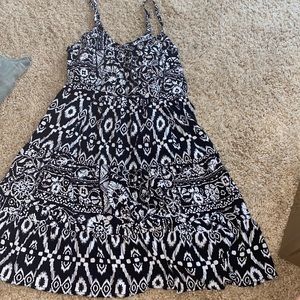 Black and white sundress